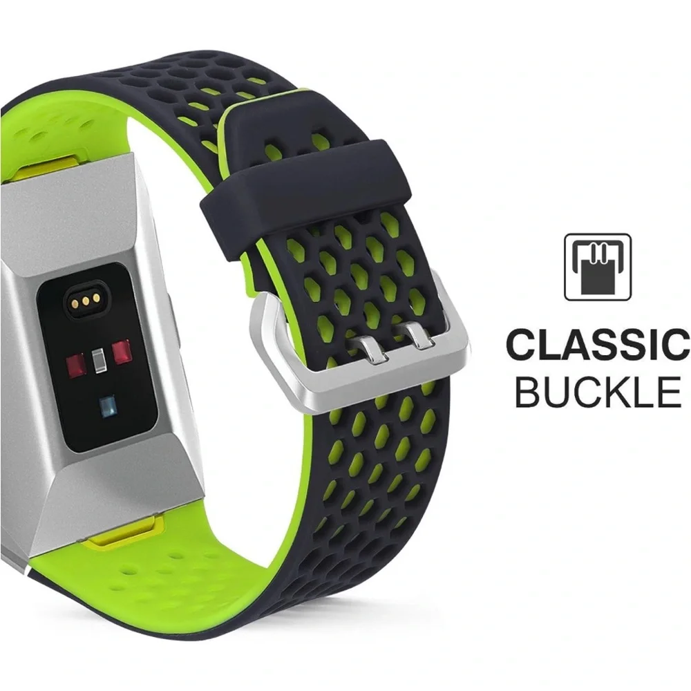 Fitbit Ionic Soft Silicone Bands- 2 Pack